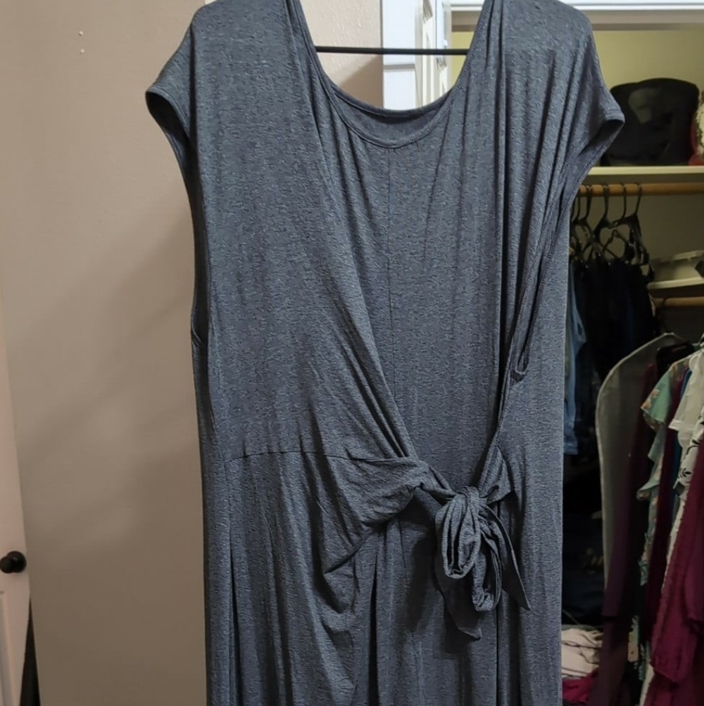 Elegant Gray Women's Dress